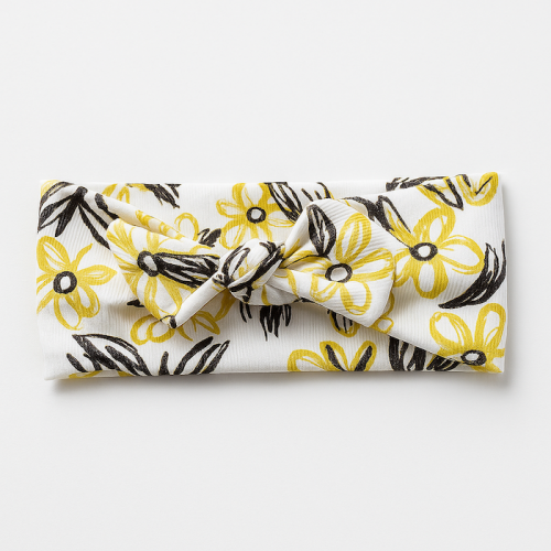 Βρεφική Κορδέλα Yellow flowers 8145